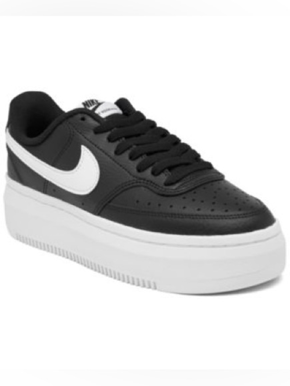 Nike  Court Vision Alta Leather Platform Casual Sneakers Size 9